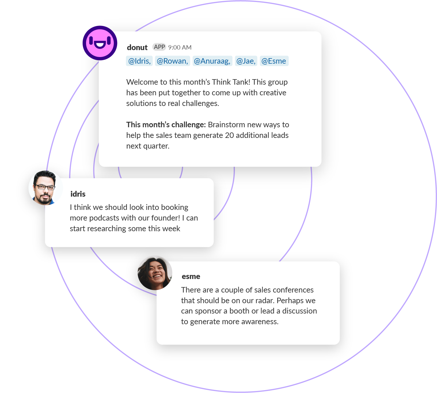 Donut Channels automates employee introductions in Slack